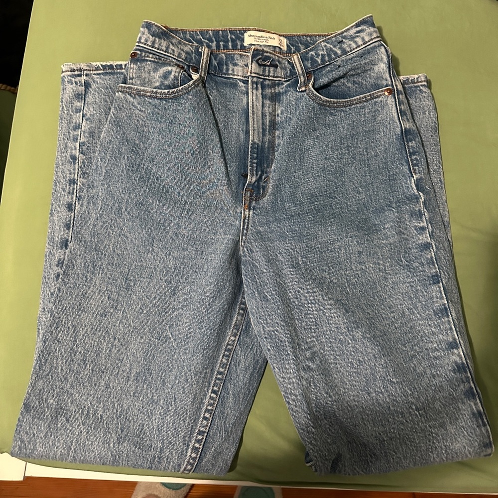 Abercrombie curve love 90s straight ultra high rise jeans